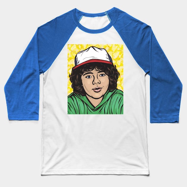 Dustin Baseball T-Shirt by turddemon